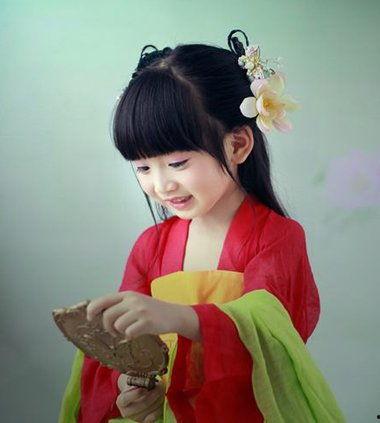 网红小孩的古装发型图片,网红小孩的别致古装发型大盘点